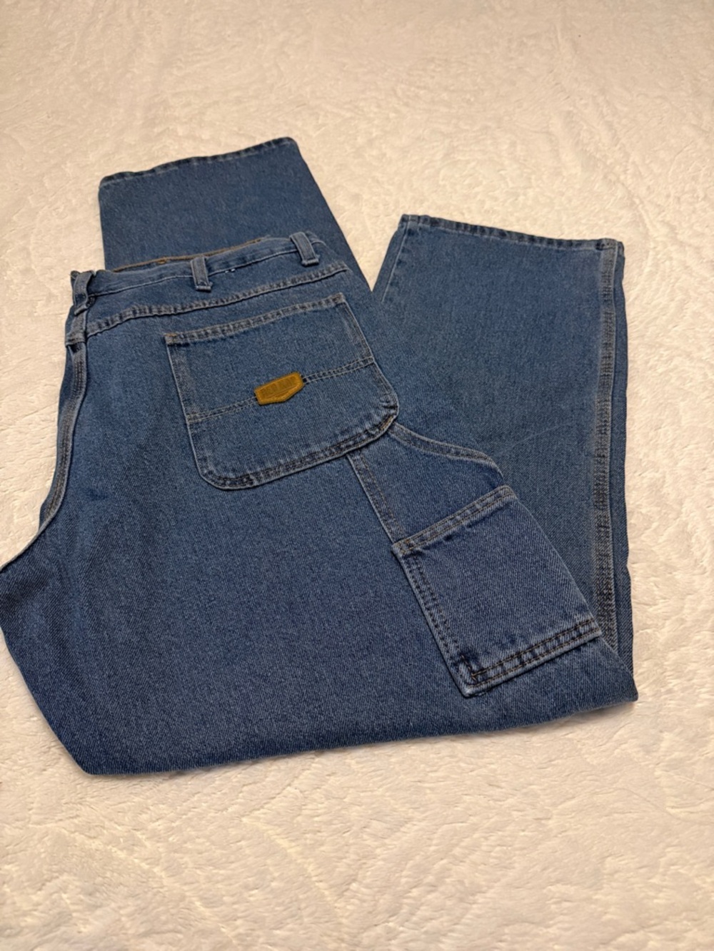 Mens Red Kap Work Jeans , Classic Indigo Relaxed Fit